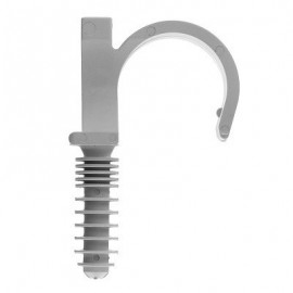 Lot de 100 colliers chevilles Ramclip Type 16 pour gaine PER ou ICTA - Gris