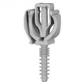 Lot de 50 clipeo gris simple Ram pour tube IRL - Type 25