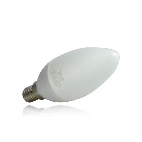 Ampoule flamme dépolie LED E14 - 4W - 6000 K -  350 lm - Non dimmable