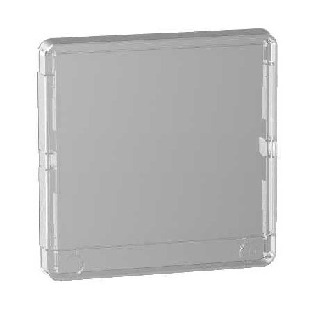 Porte Styl transparente pour coffret de communication grade 2 Resi9 - 13 modules