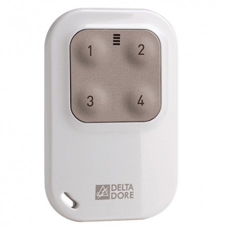 Télécommande porte-clé 4 touches TYXIA 1410 - Pour éclairage, volets-roulants, garage, 