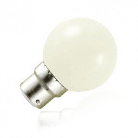 Ampoule LED B22 - 1W - Blanc 6000K