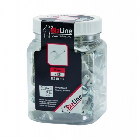 Boite de 50 attaches pontet 25mm