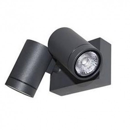 Applique - Gunzy 2S LED - 2x8W - Anthracite