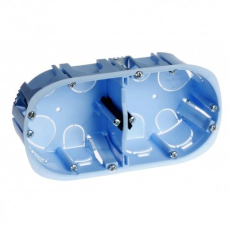 Boite d'appareillage pour cloison sèche - XL Pro - 2 postes - Ø 67mm - Profondeur 50mm