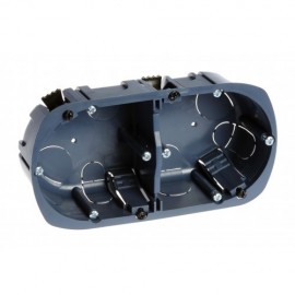 Boite d'encastrement multi-matériaux - Ø 67 mm - XL Ultra - 2 postes - Profondeur 40mm