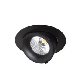 Spot encastré - AMY LED - 9W - 3000 K - Noir mat
