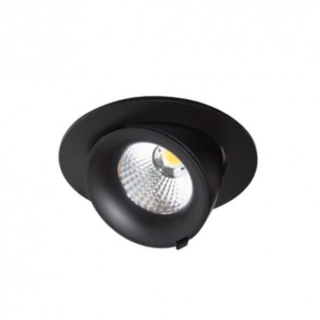 Spot encastré - AMY LED - 9W - 3000 K - Noir mat