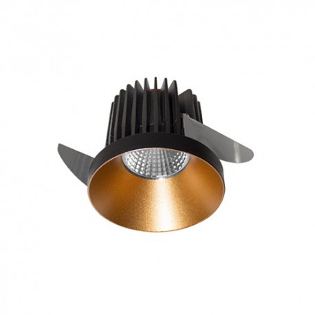 Spot encastré - Syla LED - 10W - 3000 K - Dimmable - Noir et doré