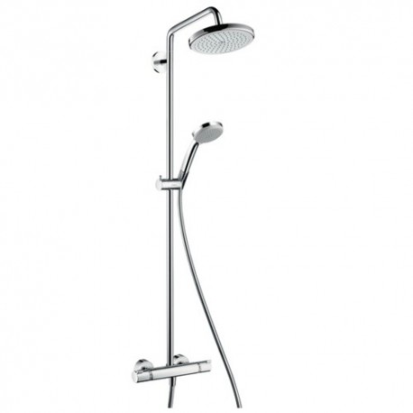 Showerpipe Croma 220- Colonne de douche - 1 jet - Chrome