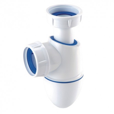 Siphon lavabo à joints intégrés BM211 - Bi-matière - Easyphon
