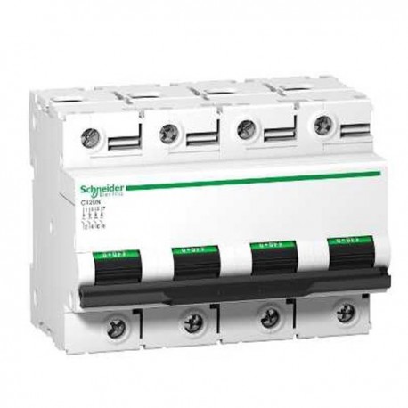 Disjoncteur 125 A - C120N - 4P - Courbe C - 10 kA