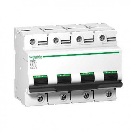 Disjoncteur 100 A - C120H - 4P - Courbe C - 15 kA