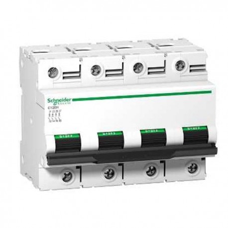 Disjoncteur 125 A - C120H - 4P - Courbe C - 15 kA