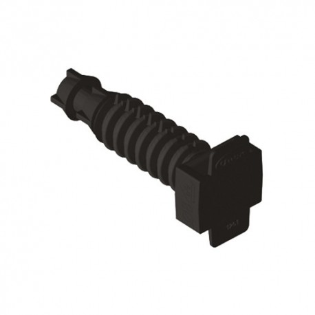 Embase à cheville standard - U63X - Ø 8 mm - Noir