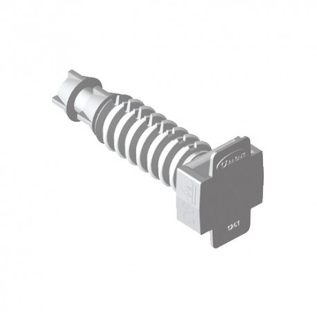 Embase à cheville standard - U63X - Ø 6 mm - Gris