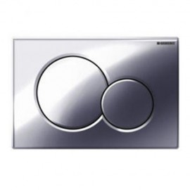 Plaque de déclenchement - Sigma 01 - Chrome brillant