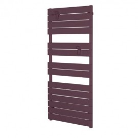 Radiateur sèche-serviettes Adélis eau chaude - 873W - Prune