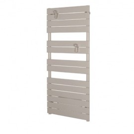 Radiateur sèche-serviettes Adélis eau chaude - 873W - Taupe