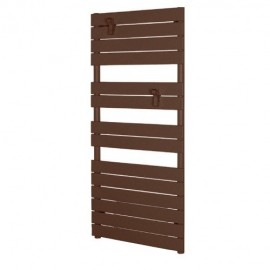 Radiateur sèche-serviettes Adélis eau chaude - 873W - Grain de cuir