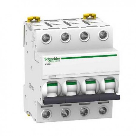 Disjoncteur 4 A - Acti9 - iC60H - 4P -Courbe C