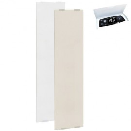Radiateur rayonnant à inertie pilotée - Naturay Sélect 3.0 - Étroit vertical - 1100 W - Blanc de lave