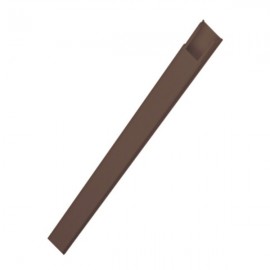 Goulotte complète 12x20 Tehalit.Ateha - 13x24mm - 1 compartiment - Marron