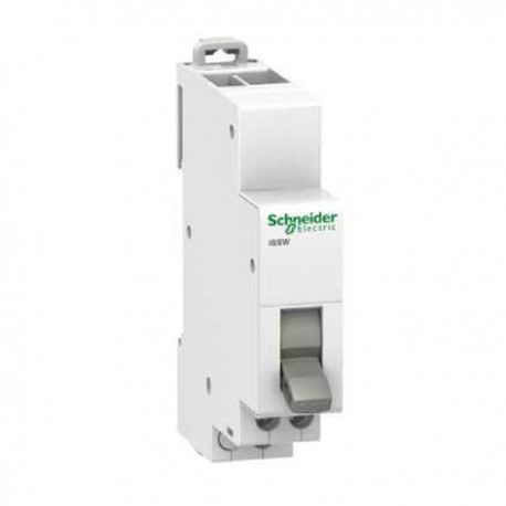 Commutateur 2 positions - 1 contact inverseur OF - 20 A - 230 V- Acti9 - iSSW