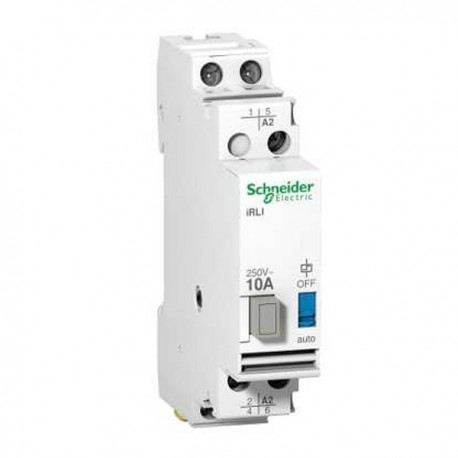 Relais inverseur - 10 A - 2P - tension de commande - 230-240 VCA - 1F + 1O/F - Acti9 - iRLI 