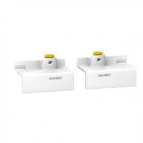 20 cache-vis plombables - 3P et 4P - 25A - Acti9 - lot de 10 amont et 10 aval