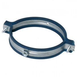 Collier support galva anti vibratile - Diamètre 125mm