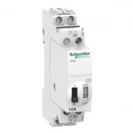 Télérupteur avec signal à distance - 16A - 1NO - 24VCA - 12VCC - 50-60Hz - Acti9 - iTLs