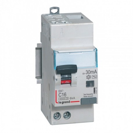 Disjoncteur différentiel DXᶾ 4500 - auto/vis - 10A - AC - 6kA - 30mA