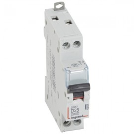 Disjoncteur DNXᶾ - 25A - 1P+N - Courbe D - Vis/Vis