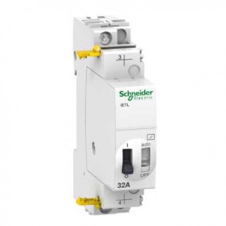 Extension pour télérupteur - 32A - 1NO - 230...240VCA - 110VCC - 50-60Hz - Acti9 - iETL