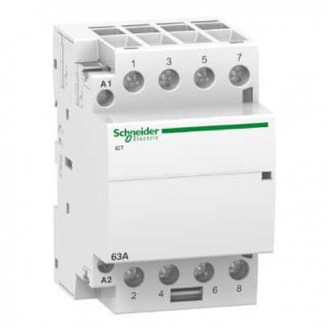 Contacteur 63A - 4NO - 24VCA - 50Hz - Acti9 - iCT