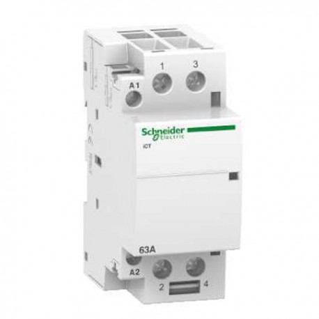 Contacteur 63A - 2NO - 24VCA - 50Hz - Acti9 - iCT