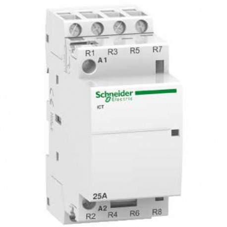 Contacteur 25A - 4NF - 24VCA - 50Hz - Acti9 - iCT