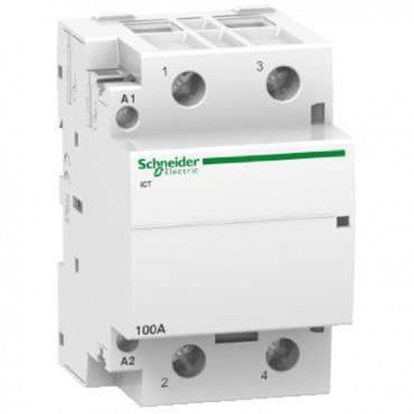 Contacteur 100A - 2NO - 220...240VCA - 50Hz - Acti9 - iCT