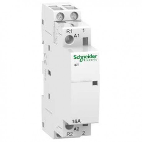 Contacteur 16A - 1NO - 1NC - 24VCA - 50Hz - Acti9 - iCT
