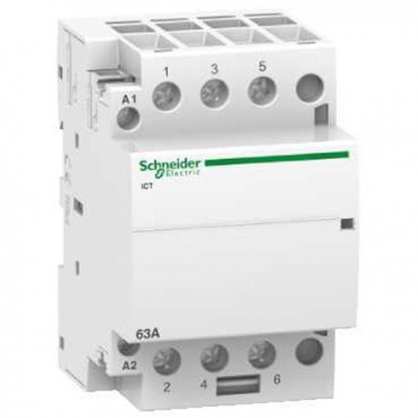 Contacteur 63A - 3NO - 220...240VCA - 50Hz - Acti9 - iCT