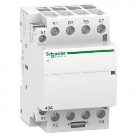 Contacteur 40A - 4NF - 230...240VCA - 50Hz - Acti9 - iCT