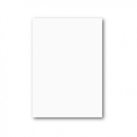 Plaque antivandalisme pour bac d'encastrement Opale 13 modules H860mm