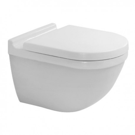 Pack pour WC suspendu Starck 3 - 36x54 cm - Rimless® - Blanc