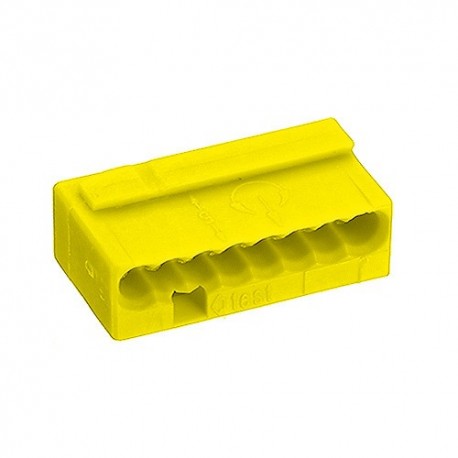 Borne micro - 8 fils - Jaune - Série 243 Courant faible