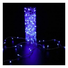 Guirlande de Noël LED 24V 20m bleu