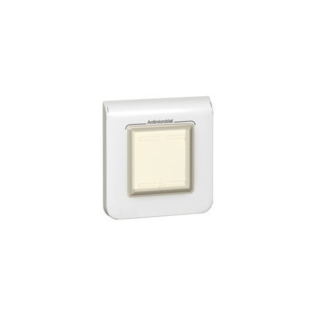 Plaque Mosaic - 2 modules - Blanc antimicrobien IP44