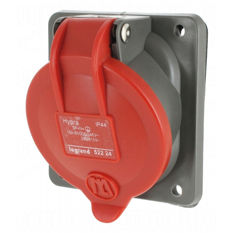 Legrand 054114 - SOCLE SAILLIE PRISINTER ML - IP44 - 32 A - 380/415 V