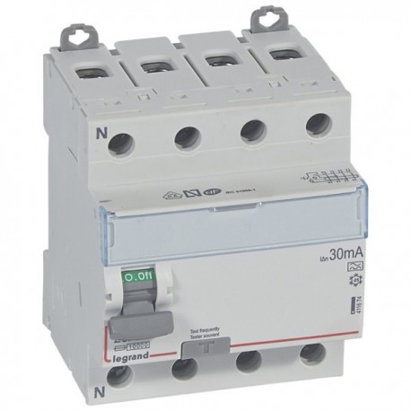 Interrupteur différentiel - 25A - 30mA - Type A - 400V - Vis/Vis - Haut/Bas