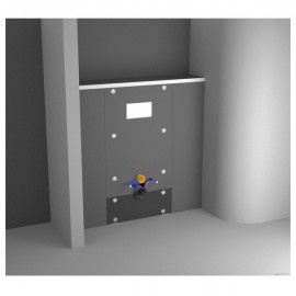 Habillage universel pour WC bâti support Panodur 1300 x 600 mm